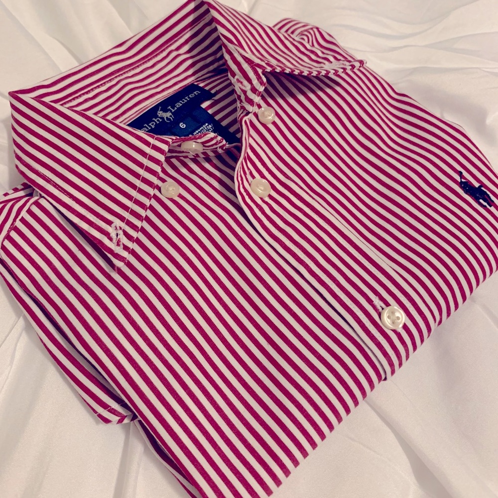 Long sleeved Polo Striped